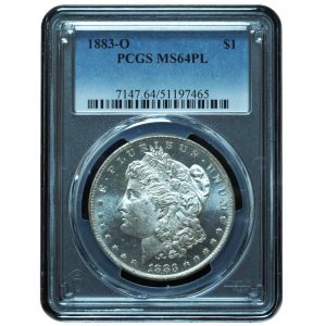 1883-O Morgan Dollar MS65 PL PCGS