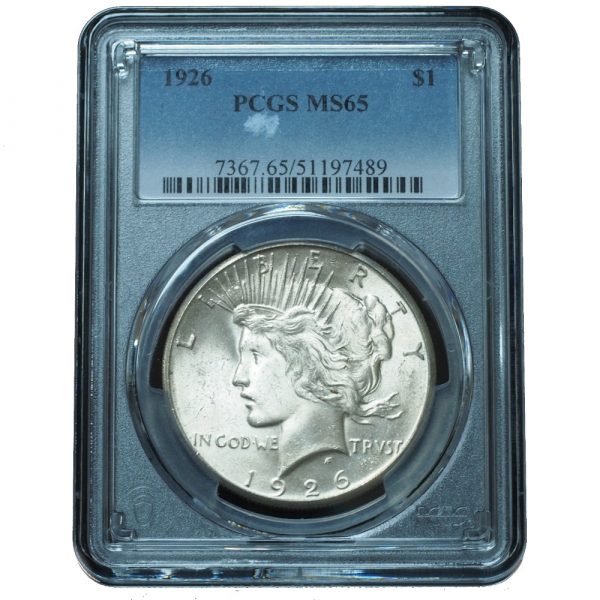 1926 Peace Dollar MS65 PCGS