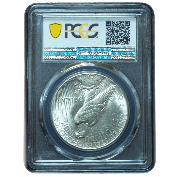 1927 Peace Dollar MS62 PCGS Bright White