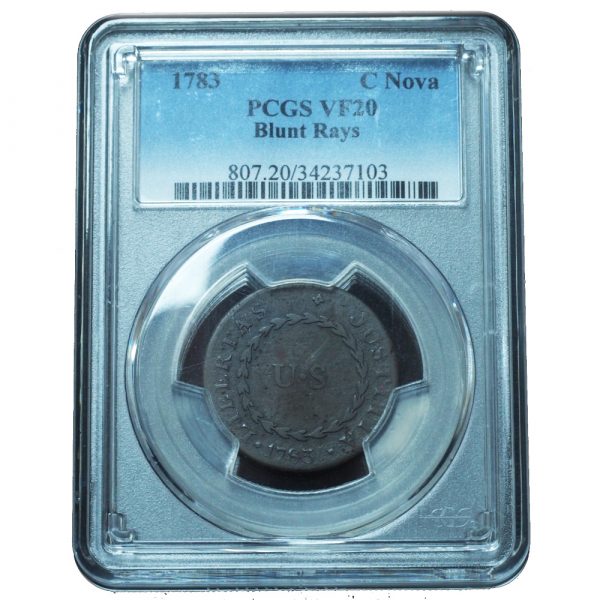 1783 Nova Constellatio Copper, Blunt Rays VF20 PCGS