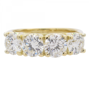 2 carat Diamond Band Anniversary 18k Yellow Gold