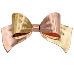 RETRO Bow Brooch Pin 14K (2)