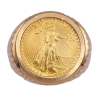 US Gold Coin Men's Ring c. 1986 14K (2)